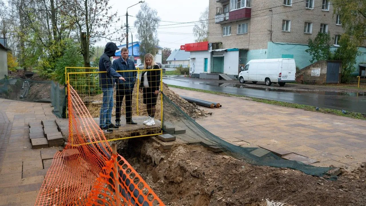 Депутат Роднина проверила ход модернизации теплосетей в мкр Юбилейный Талдома