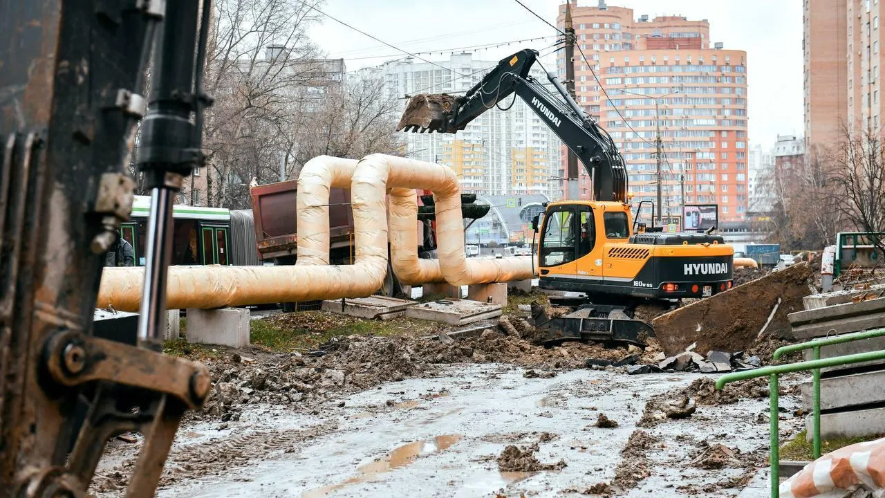 Завершена реконструкция магистральной теплосети на Юбилейном проспекте