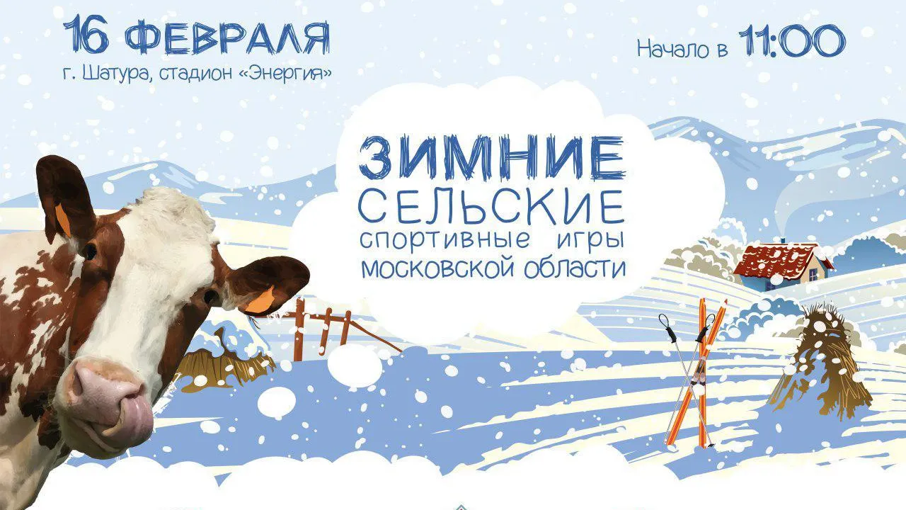 Второй этап Зимних сельских игр пройдет в Шатуре 16 февраля