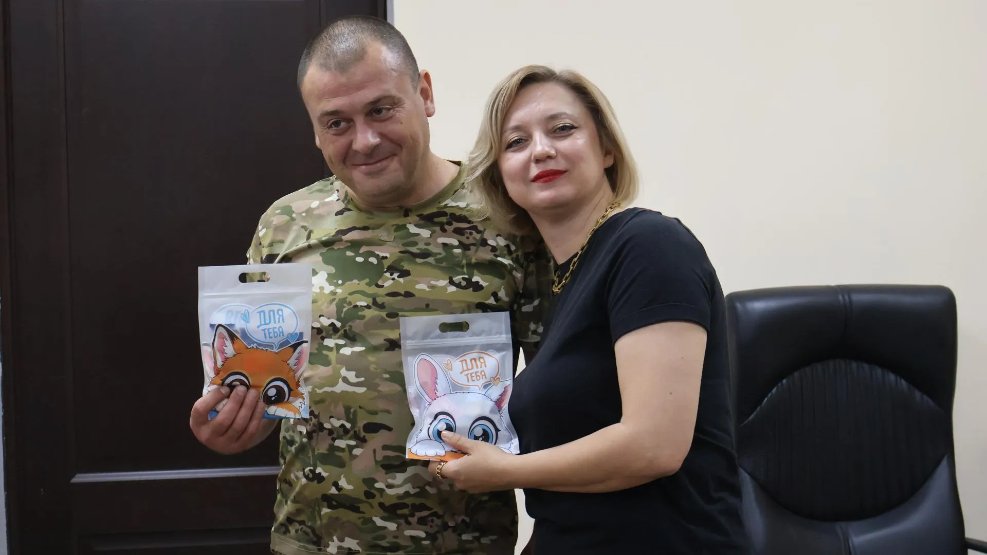 В Ступине поздравили сыновей погибшего участника спецоперации