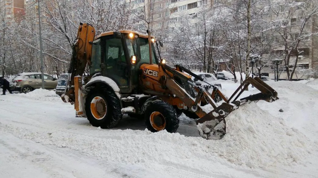 Все населенные пункты очистили от снега в микрорайоне Лаговский Подольска