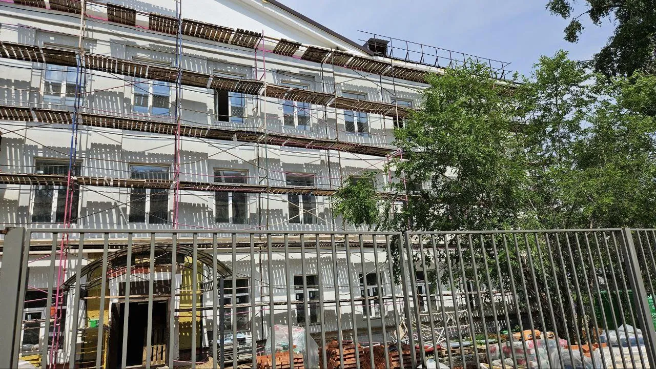 В Павловском Посаде капремонт в школе-интернате завершен на 50%