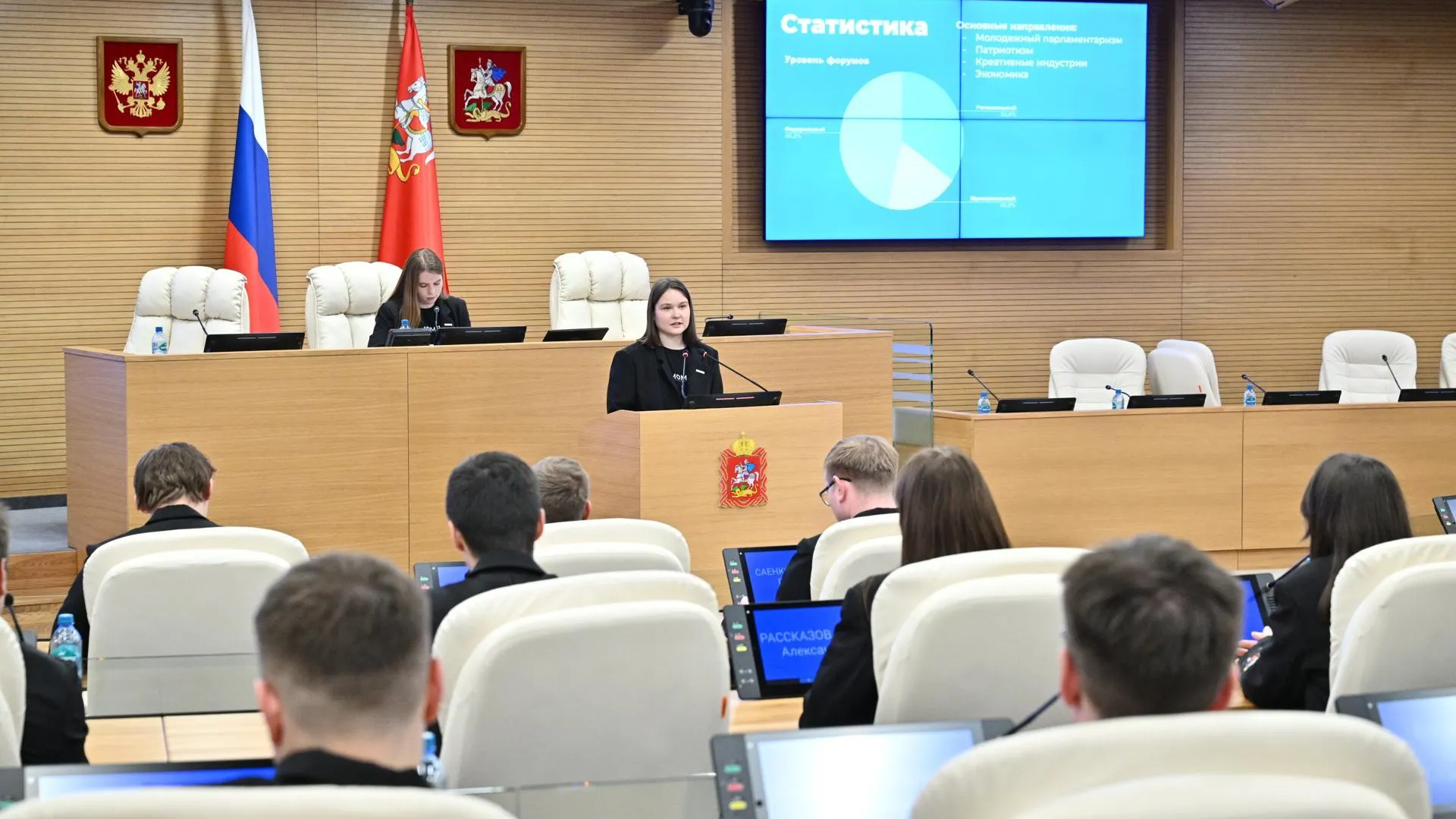 Председатель Молодежного парламента Шатуры выступила в Мособлдуме