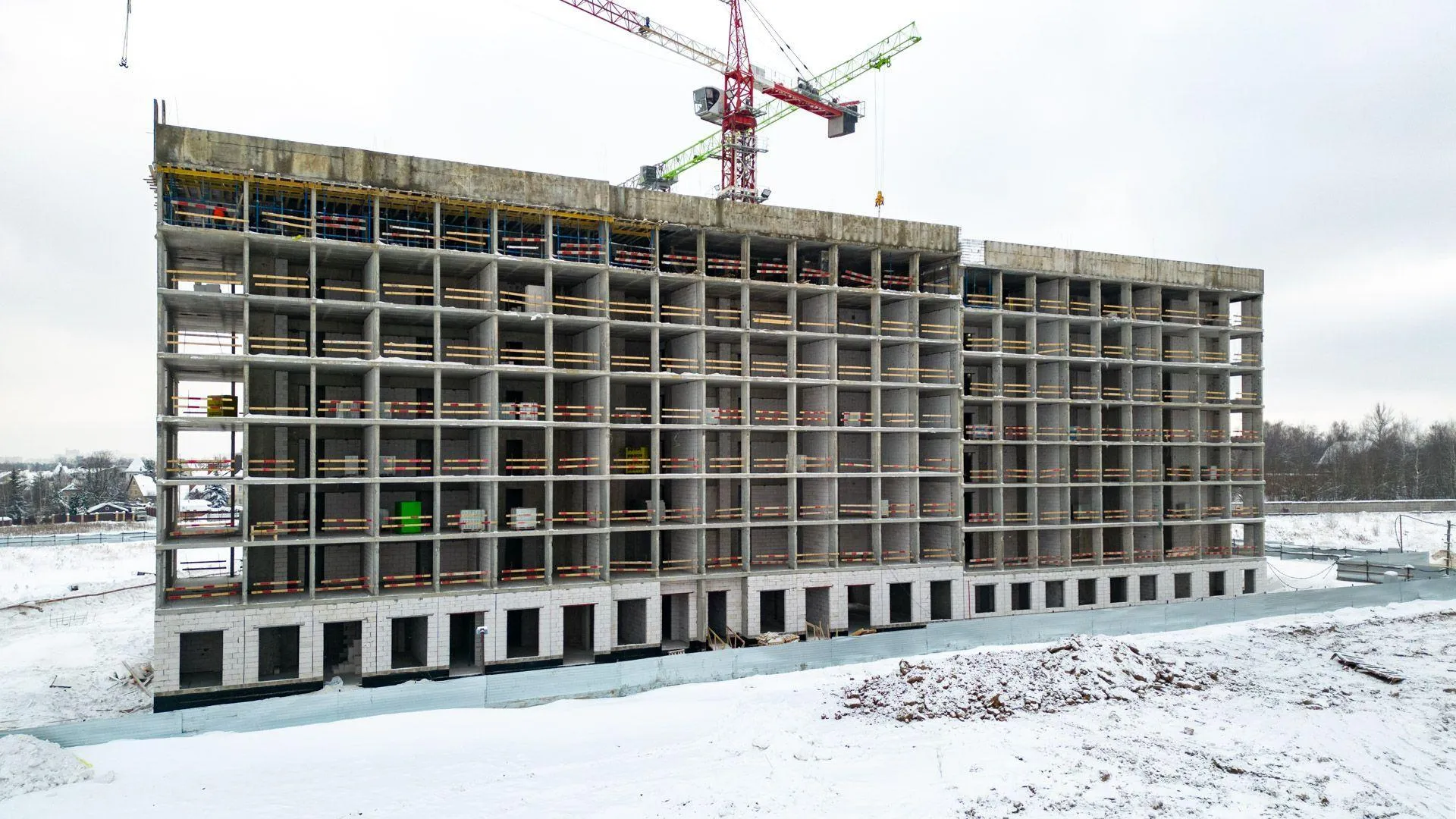 В Ленинском округе строят вторую очередь ЖК Живописный