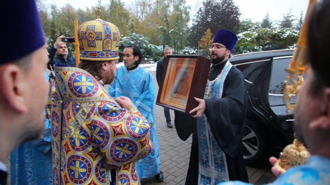 В Одинцово прибыла икона Казанской Божией Матери