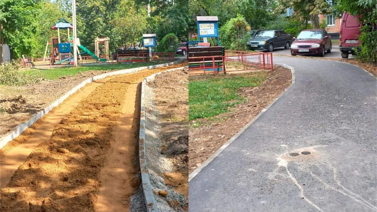 В Подольске «народные тропы» будут асфальтировать до октября