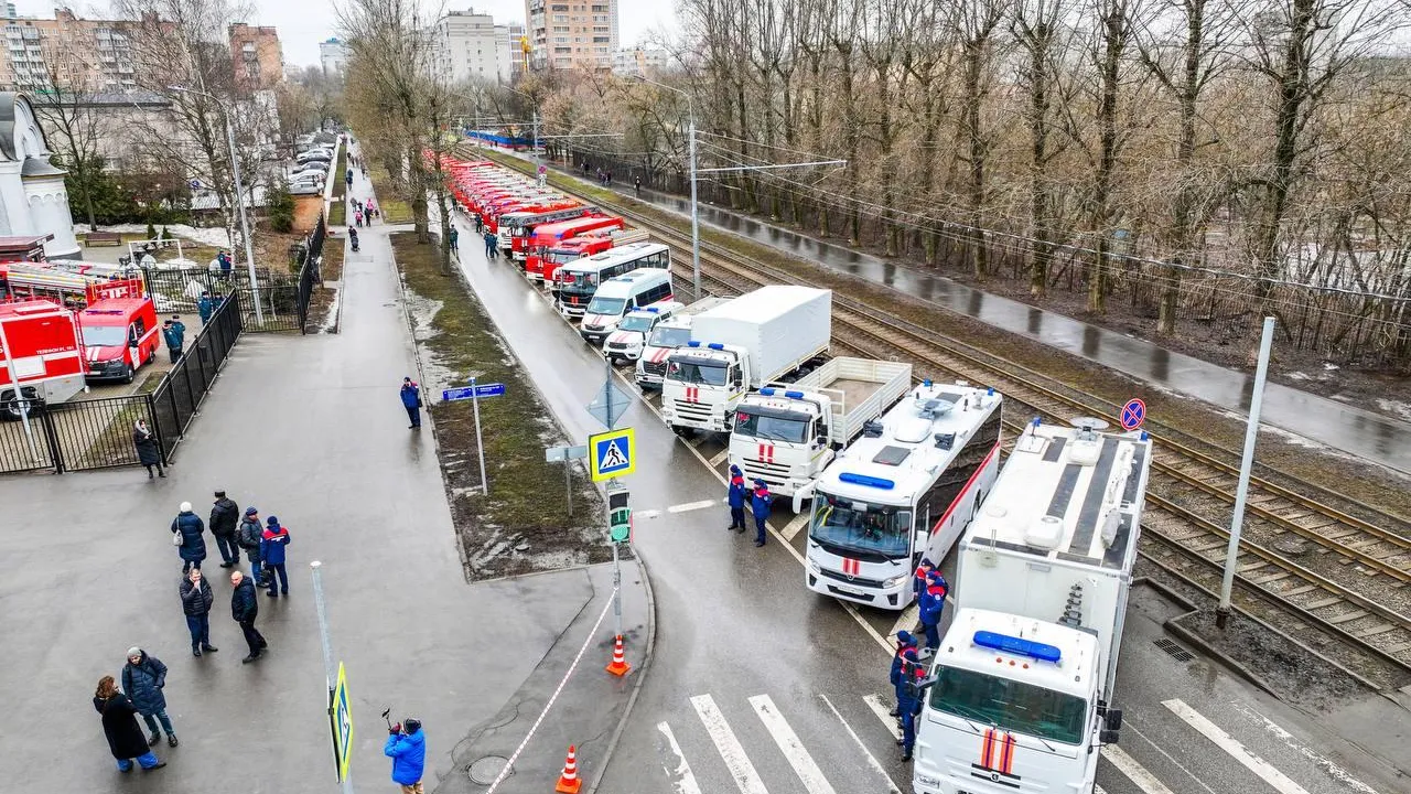 Москва закупила более 700 единиц пожарно-спасательной техники за 15 лет