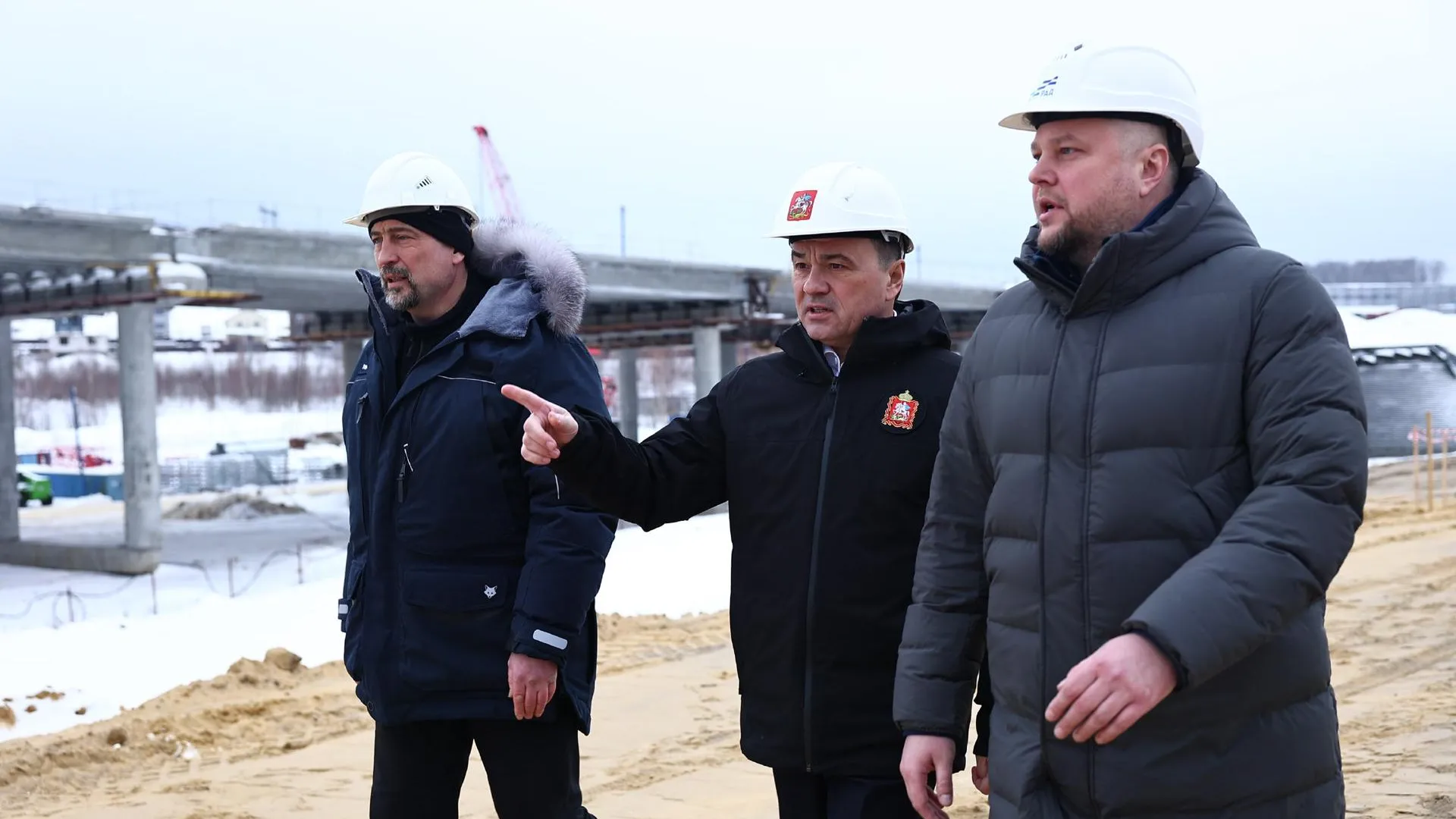 Губернатор: строительство Мытищинской хорды в Подмосковье завершат к концу года