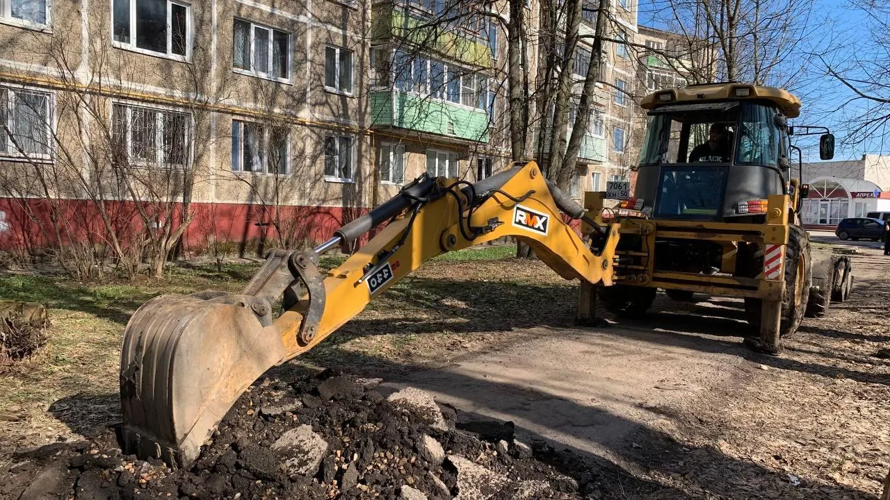 В Можайске стартовали работы по обустройству пешеходных дорожек