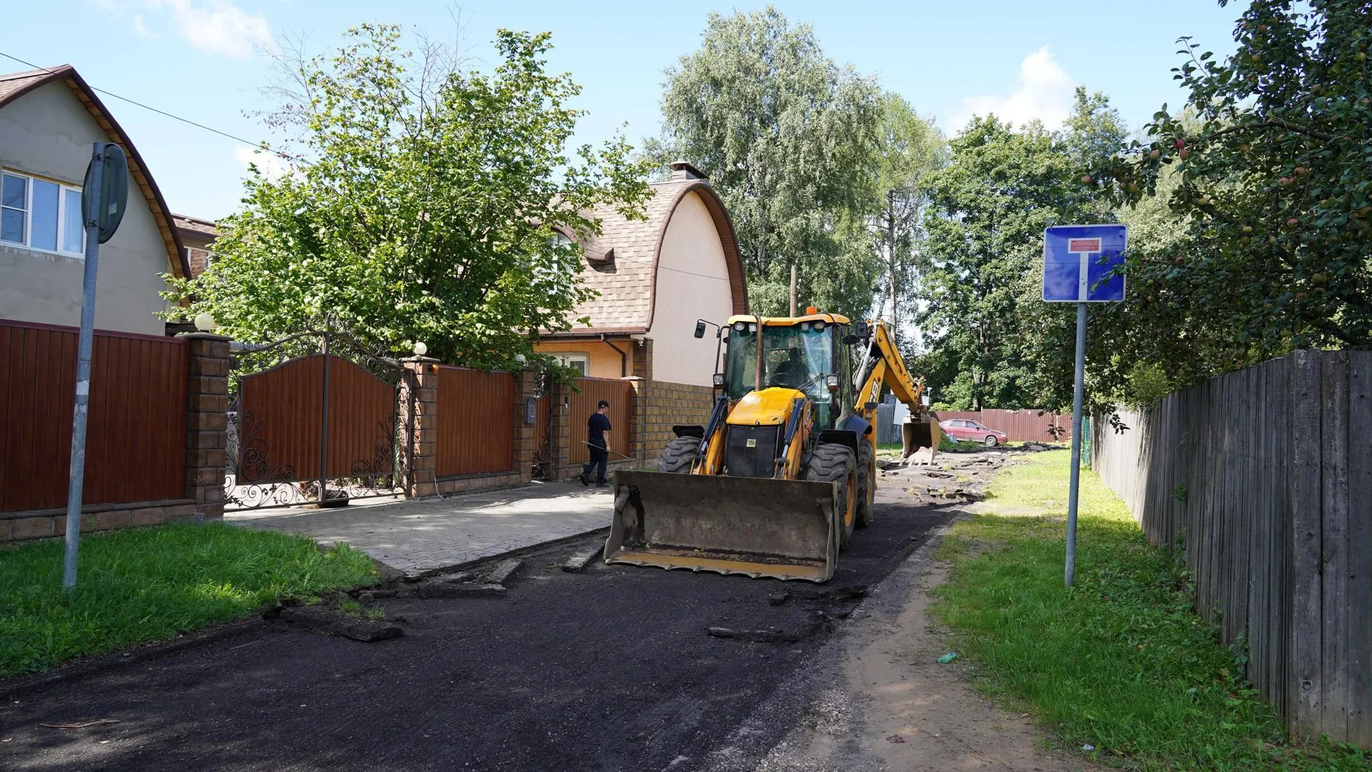 В Химках стартовал капитальный ремонт дороги на улице Ленина