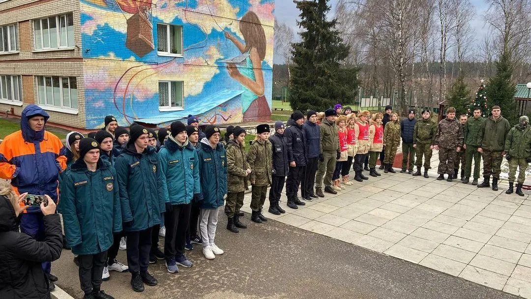 Осенние тренировочные сборы детских поисковых отрядов провели в лагере «Мечта» Подольска