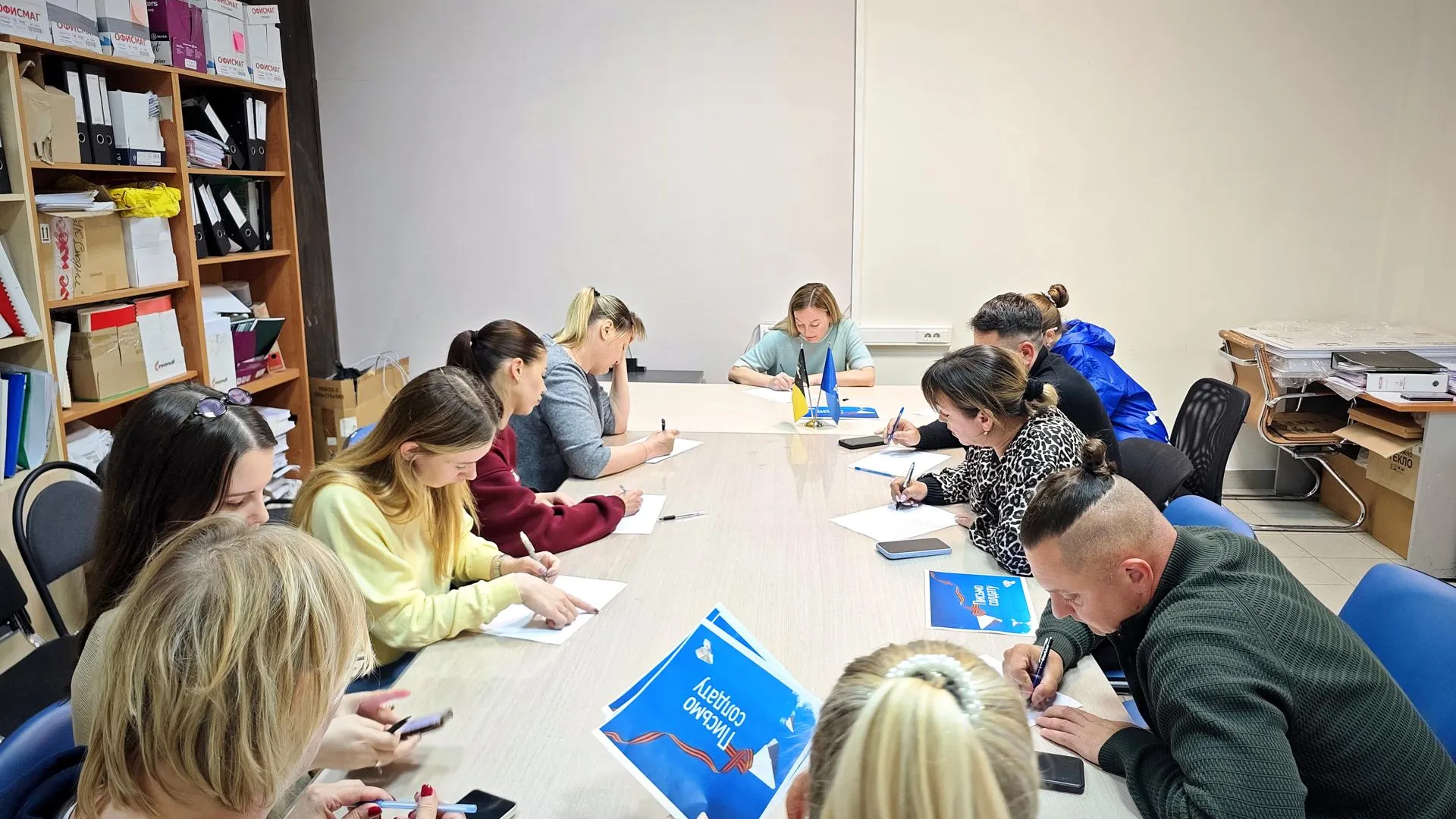 В Химках провели акцию «Письмо солдату» в поддержку бойцов СВО