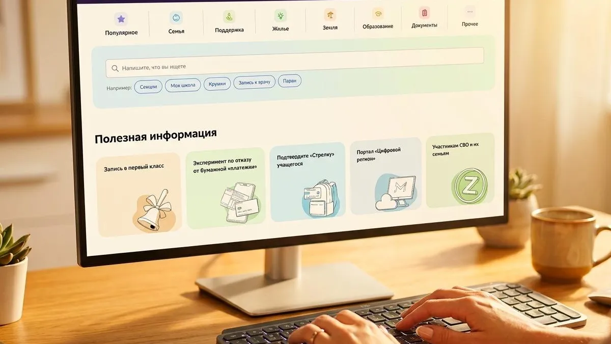 Портал госуслуг Подмосковья поможет родителям подготовить детей к школе