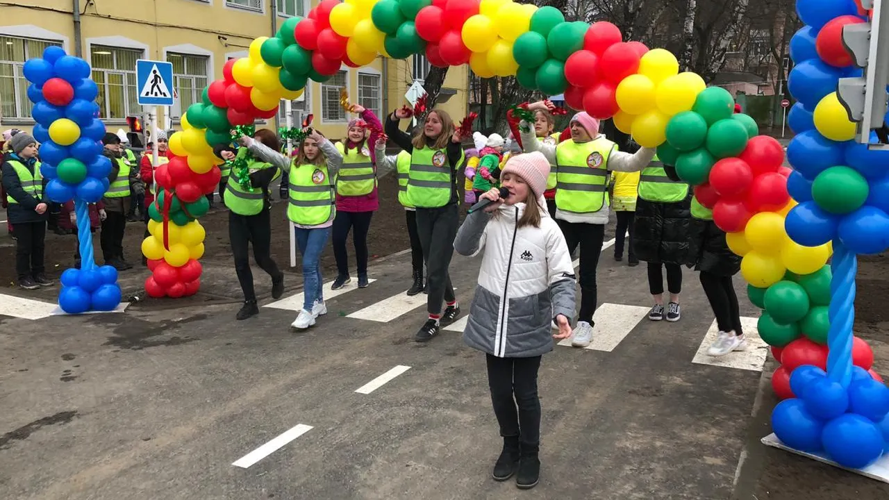 Детский автогородок открылся в лицее Люберец