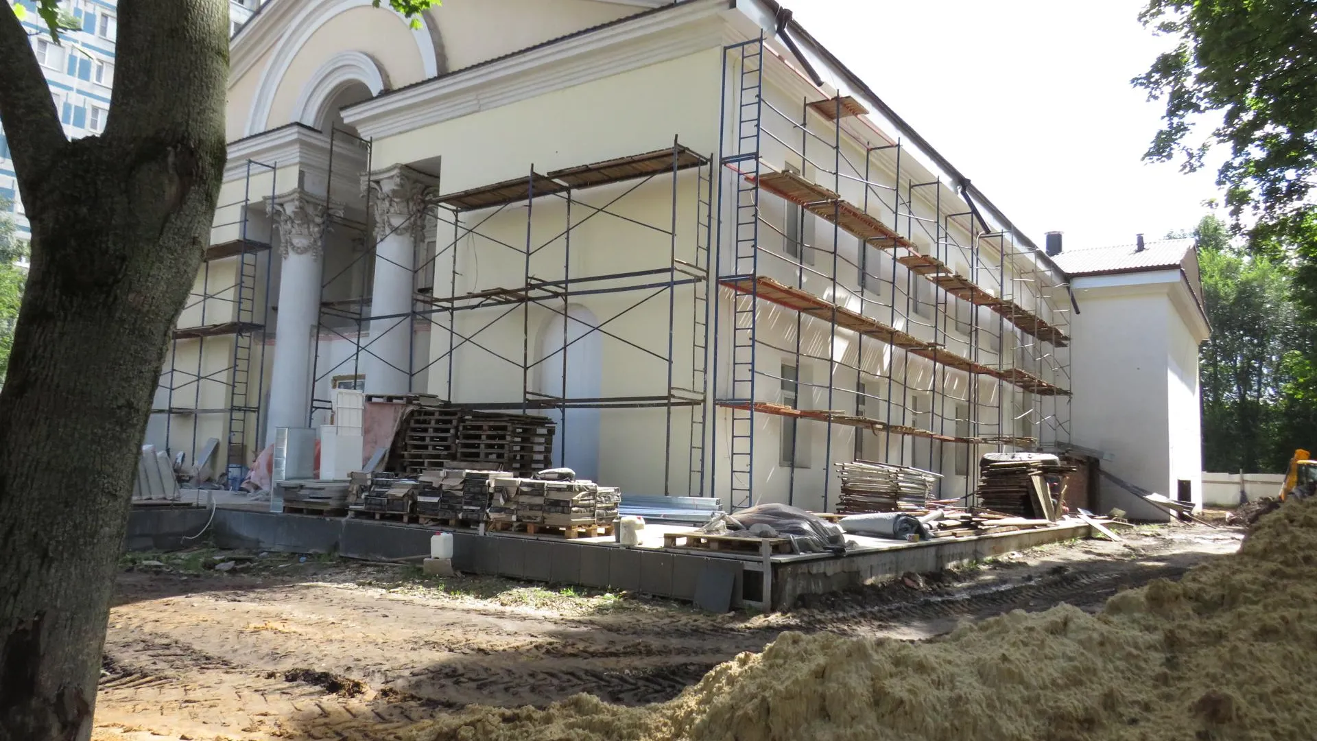 Капремонт ДК «Кучино» в Балашихе выполнили более чем на 80%