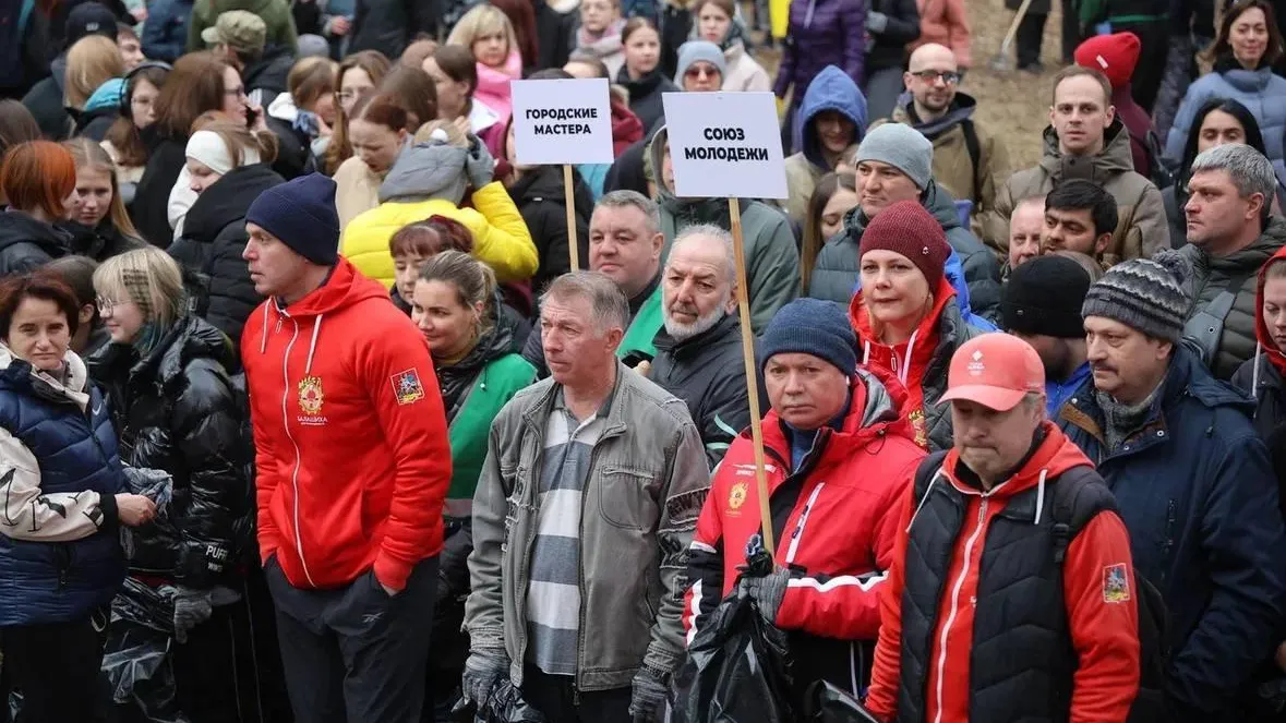 Более 2,5 т мусора собрали на общегородском субботнике в Балашихе