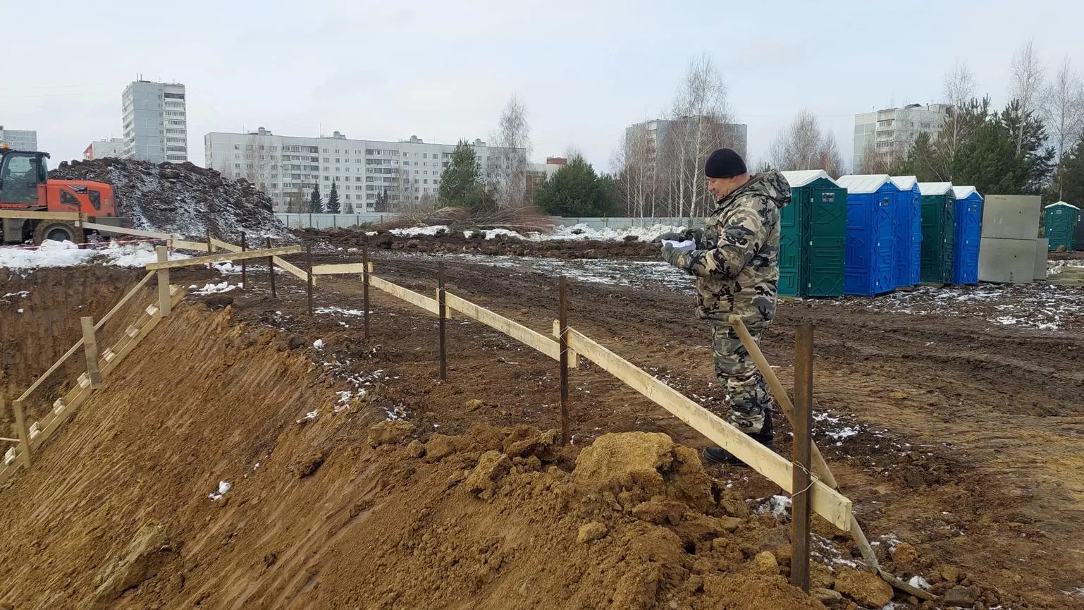 В Пущине строят дома для переселенцев из аварийного жилья