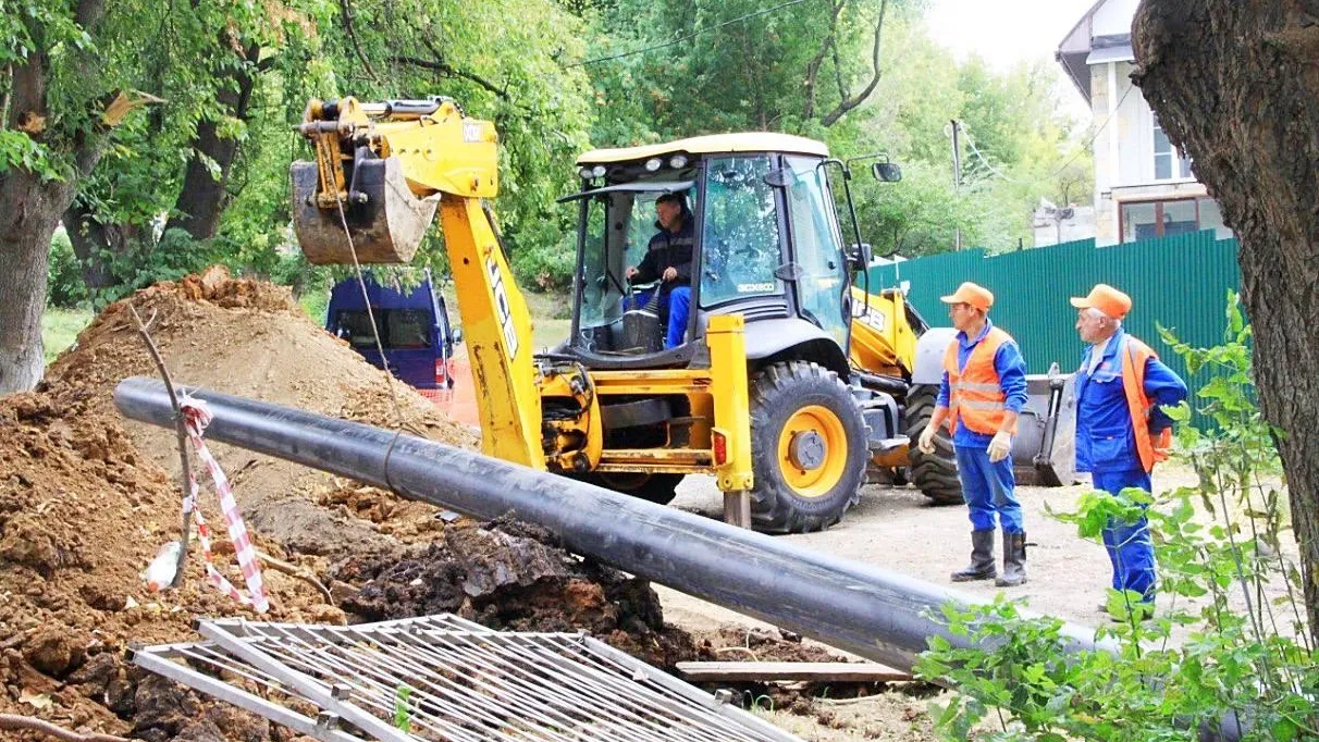 Водоканал Подольска заменил трубопровод к домам на Красной Горке