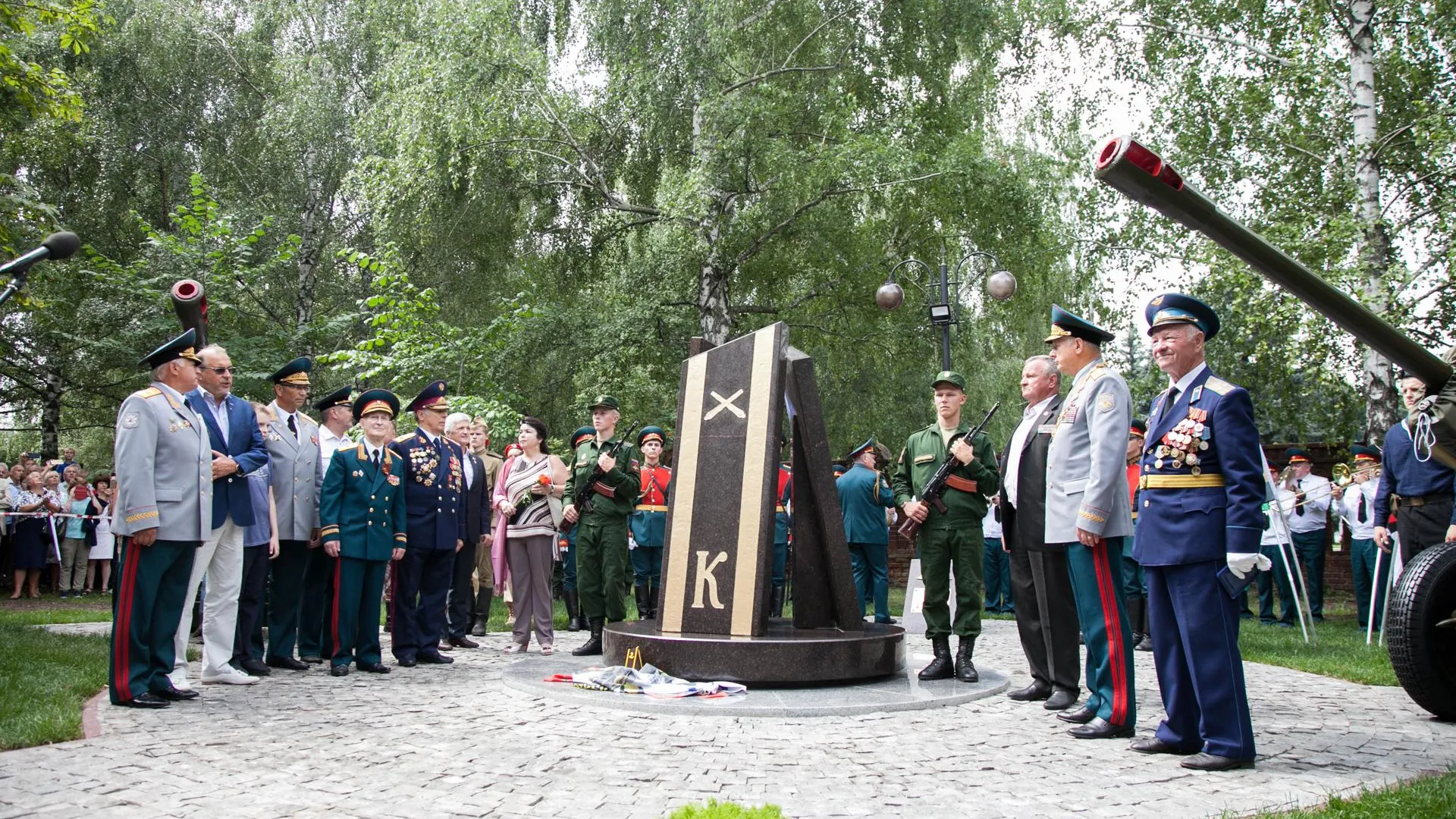 Памятный знак курсантам открыли в Коломне