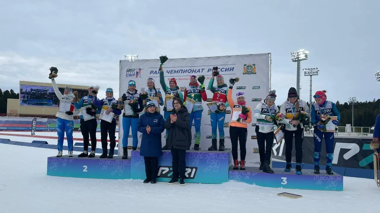 Сборная Подмосковья завоевала серебро на чемпионате РФ по биатлону