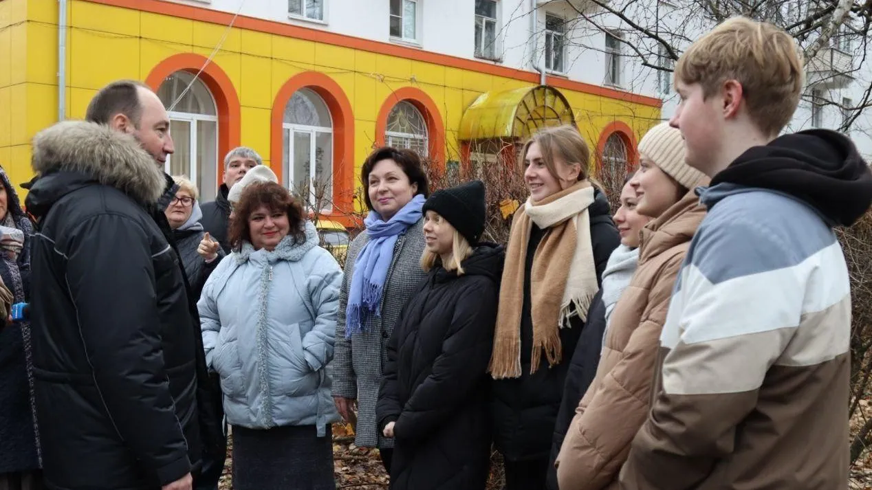 Глава городского округа Ступино проверил результат реконструкции тротуара