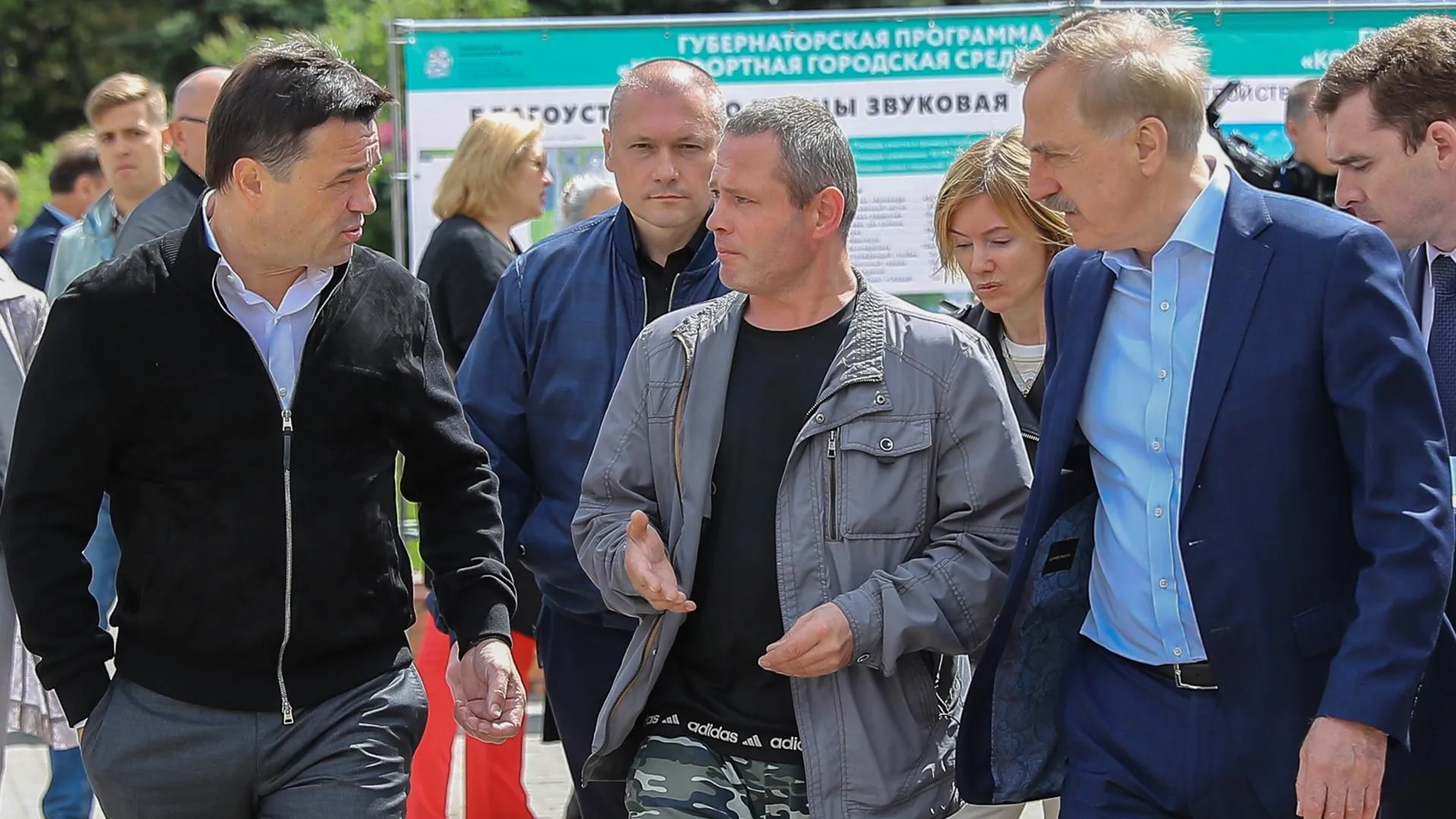 Воробьев проверил ход подготовки к благоустройству центральной части Люберец