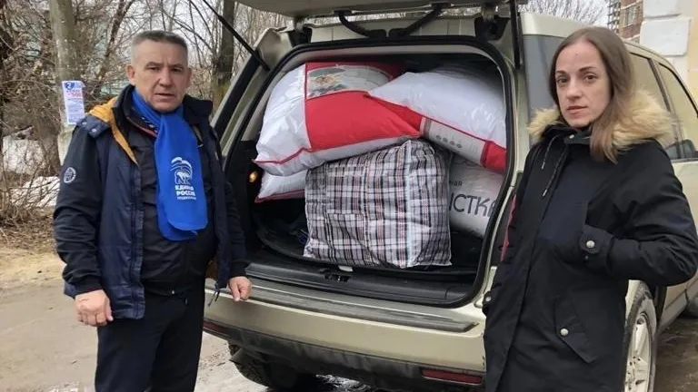 Депутат Подольска помог двум семьям погорельцев