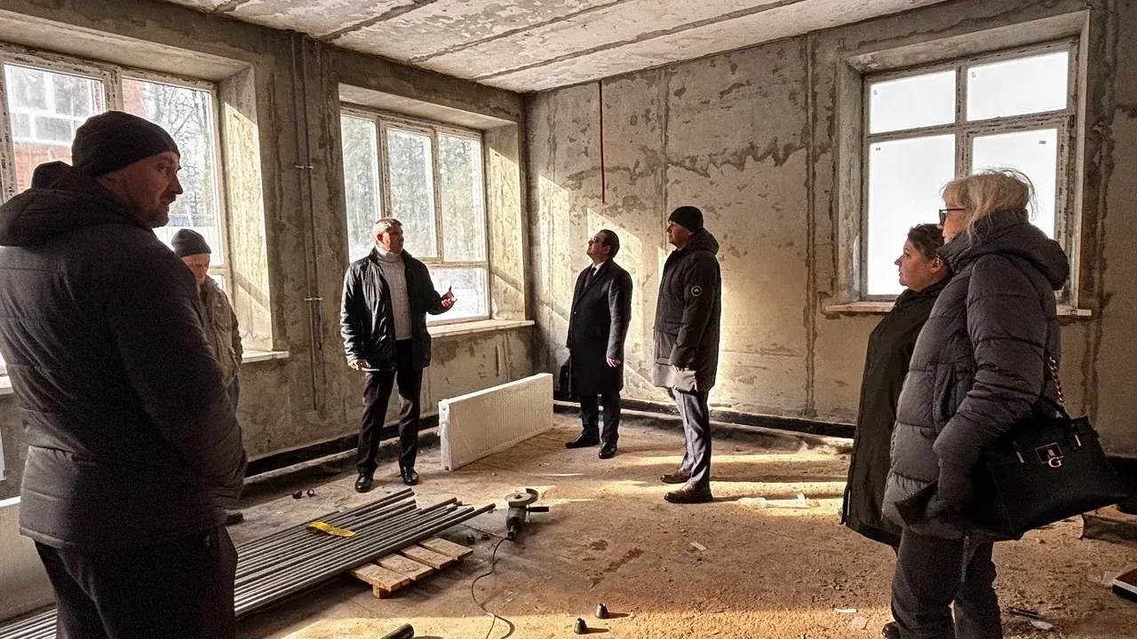 В Воскресенске проверили капремонт детсада школы №5