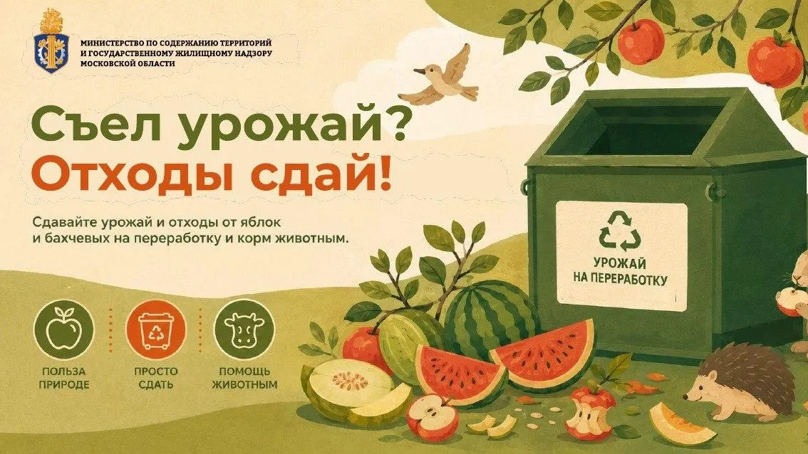 В Долгопрудном с 7 сентября начнут принимать урожай на переработку