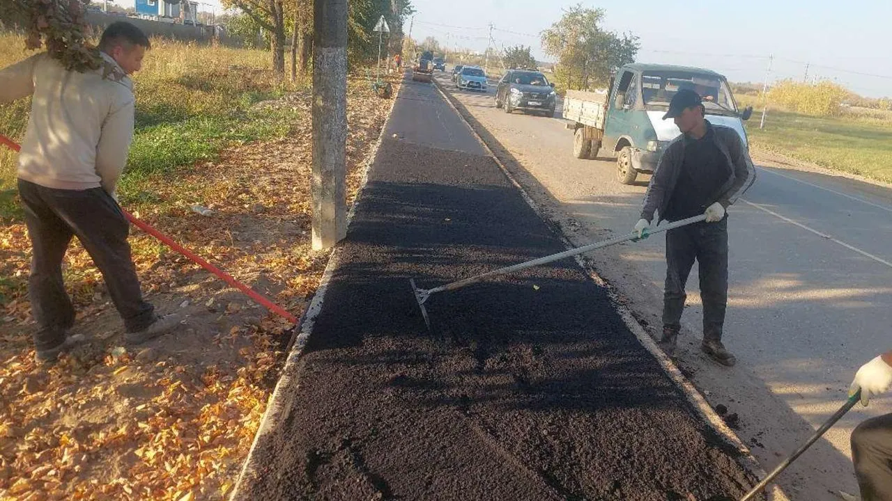 В поселке Литвиново Щелкова построили порядка 700 м нового тротуара