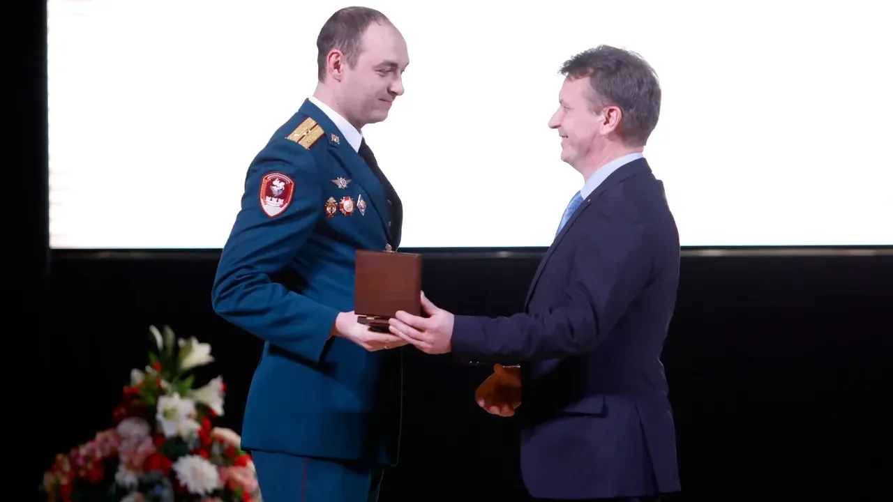 Военнослужащих Росгвардии в Балашихе поздравили с наступающим Днем защитника Отечества