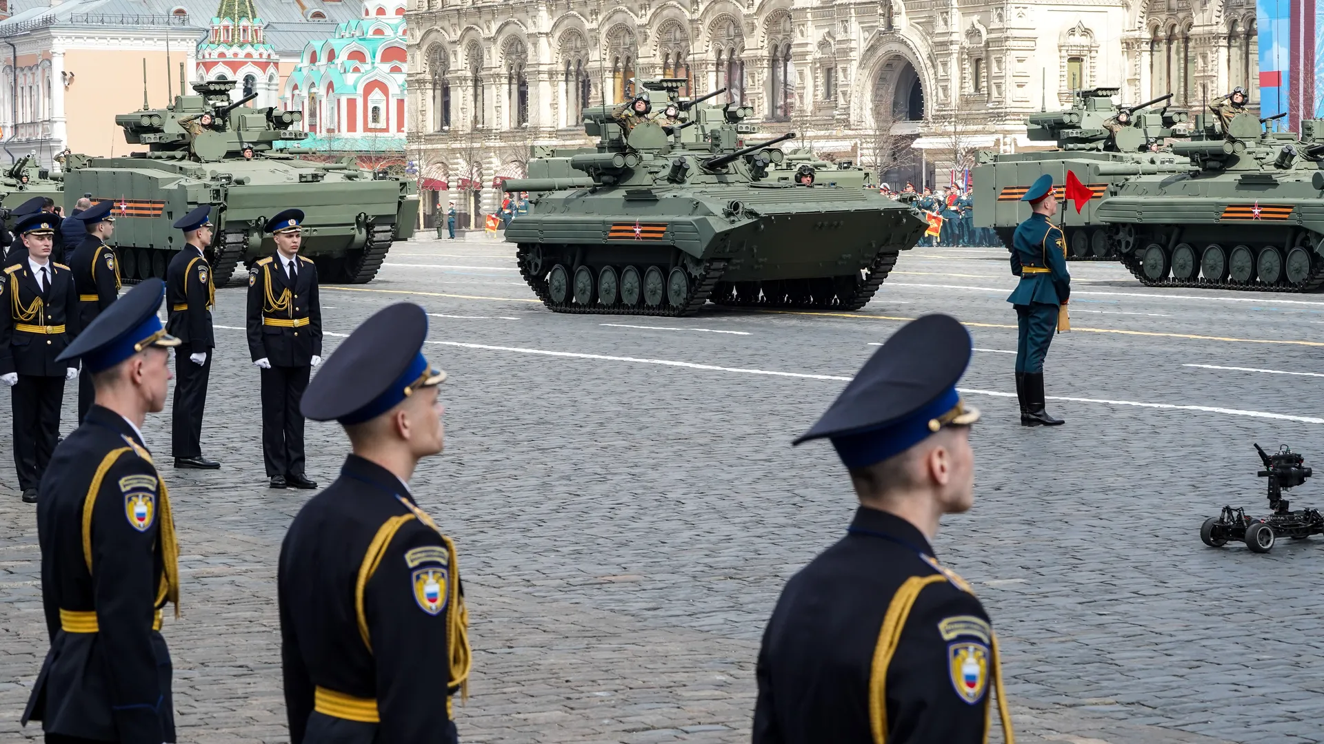Генеральная репетиция Парада Победы началась на Красной площади
