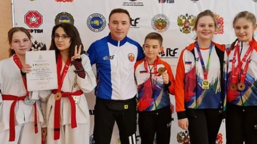 Спортсмены Люберец выиграли 9 медалей на чемпионате и первенстве Подмосковья по тхэквондо