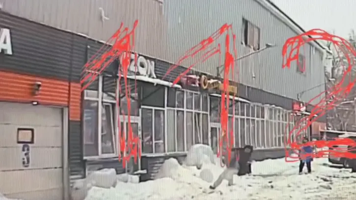 Глыба льда упала на голову девушки в Подмосковье