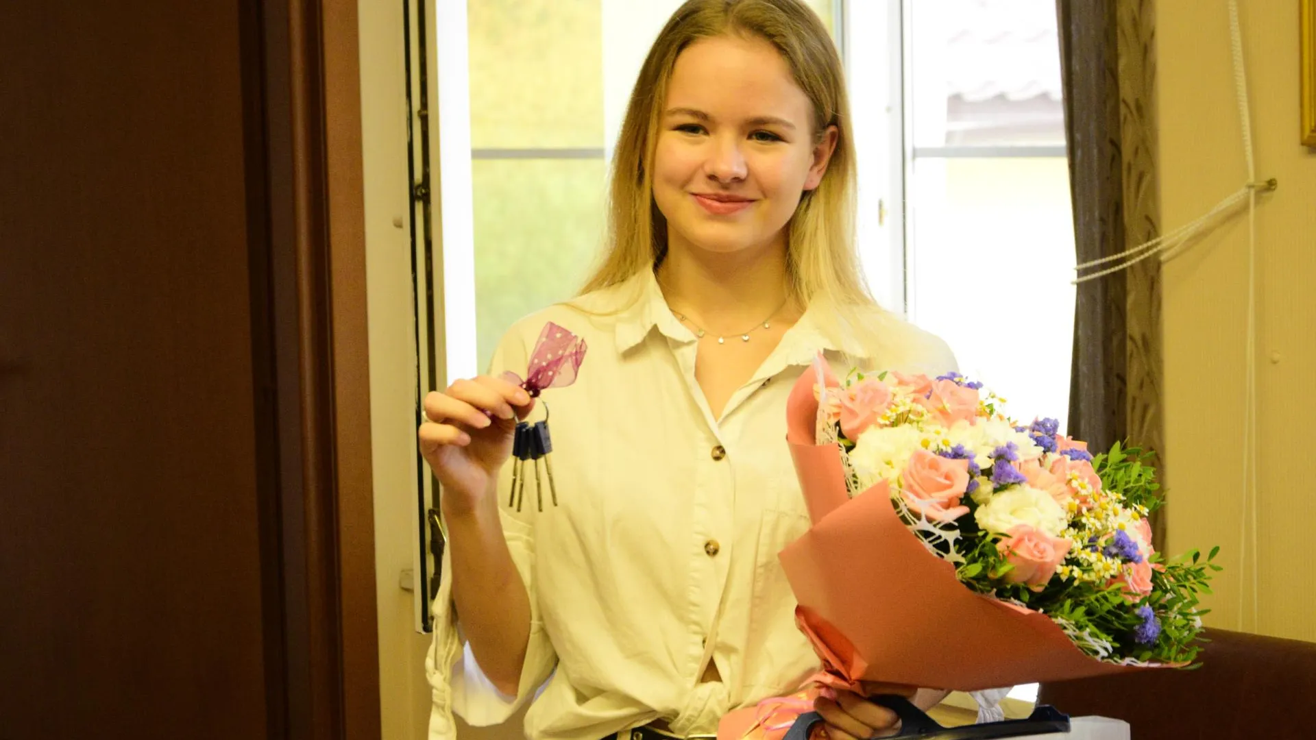 Ключи от собственной квартиры на 18‑летие получила ребенок‑сирота из Наро‑Фоминска