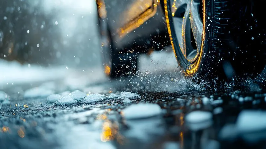 В Подмосковье из-за гололеда столкнулись несколько грузовиков и легковушка