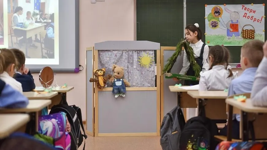 Кукольный спектакль и тренинги состоялись на «Уроках добра» в инклюзивном классе Балашихи